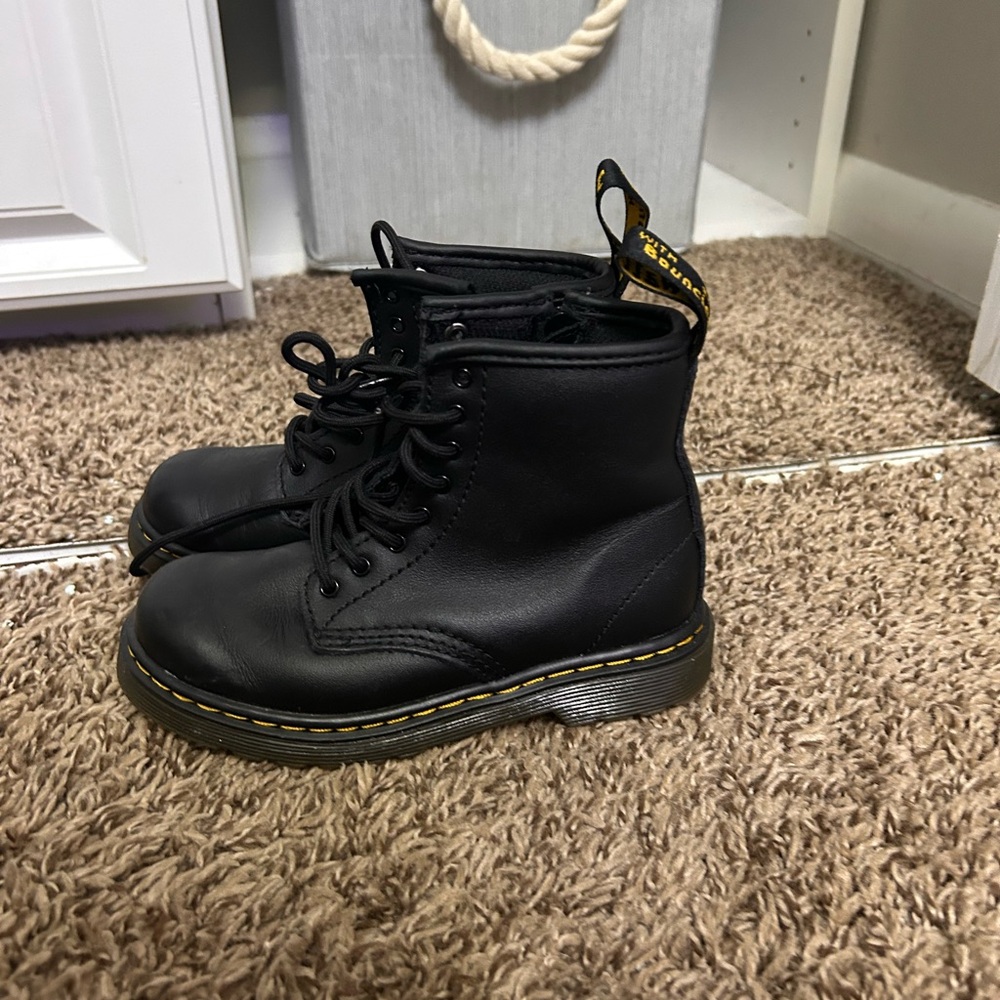 Dr. Martens Black Leather Boots